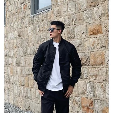 潮MA1硬漢空軍秋季立領夾克外套