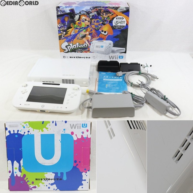 中古即納』{訳あり}{本体}{WiiU}Wii U スプラトゥーン セット(WUP-S