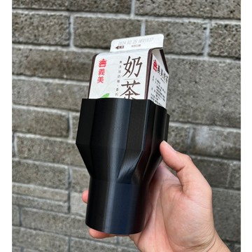 3D列印 車用轉接杯座  胖胖杯 方盒杯 杯架 圓轉方 純喫茶杯 petg 車用杯架 車用 轉接杯架 車用轉接