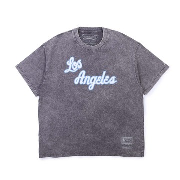 M&N NBA WATER WASH COLLAGE TEE 水洗 短袖上衣 湖人隊