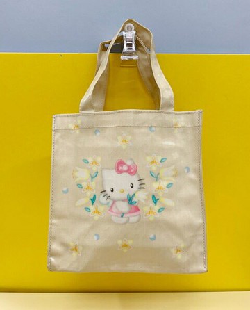【震撼精品百貨】Hello Kitty 凱蒂貓 kitty 手提袋/收納袋-天使花#12116 震撼日式精品百貨