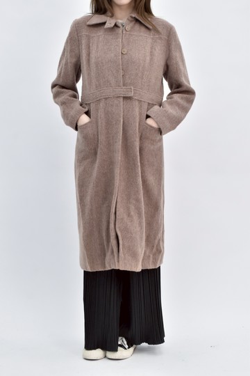 (M) dizen de brand質感長版大衣棕色外套