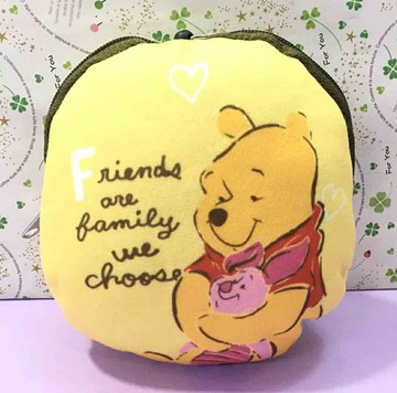 【震撼精品百貨】Winnie the Pooh 小熊維尼 票夾零錢包 手繪#50598 震撼日式精品百貨