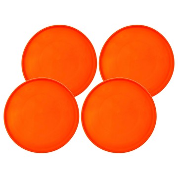 寵物夢工廠 寵物矽膠軟飛盤  直徑18cm  顏色隨機  4個