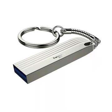 [FANXIANG梵想]USB3.0防水隨身碟全金屬機身贈送鑰匙圈-F310-32GB-2入銀色