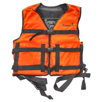 EAMKEVC 伊凱文 浮力背心溯溪用 閉孔PVC泡沫 插扣可調安全織帶 胸帶、胯帶  F  橘色 + 黑色