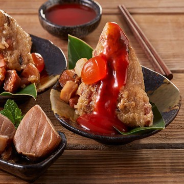 【華得水產】東港LV鮪魚腹肉干貝粽10粒組(180g/粒)(端午節/肉粽)