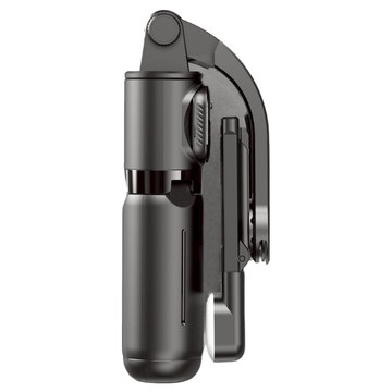 OMG 不鏽鋼自拍棒 帶燈款  1個  黑色  Q21S