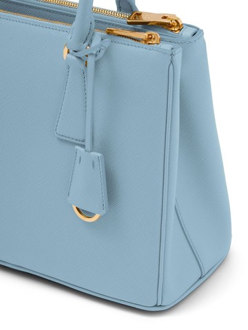 Prada - medium Galleria Saffiano leather bag - women - Calf Leather/Nylon - OS - Blue