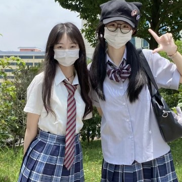 【台現貨】JK制服套裝女學生制服 國小國中短裙 校服 學院風修身顯瘦辣妹送蝴蝶結 可搭配長短袖襯衫