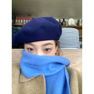 畫家帽女羊毛帽子秋冬韓版百搭英倫復古貝雷帽女日系蓓蕾帽南瓜帽