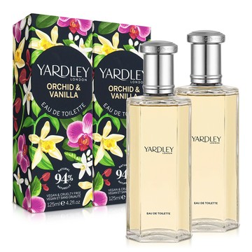 YARDLEY 雅麗 蘭花&香草淡香水(125ml)X2入