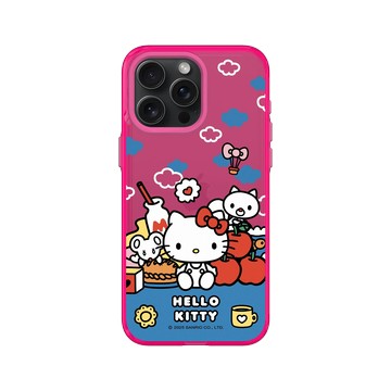 iPhone 15 Pro Max Clear 粉漾桃 - 三麗鷗-Hello Kitty - 悠閒時光