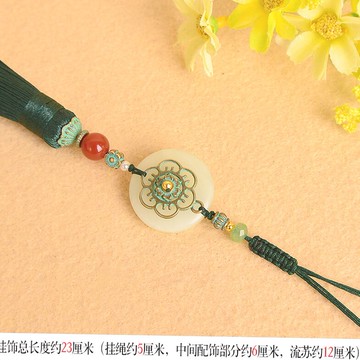 民族風穗子流蘇胸針古風漢服旗袍褙子配飾壓襟掛件古典中式領扣