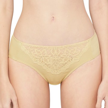 SWEAR 思薇爾 夏夜星夢系列 M-XXL 蕾絲 中腰 三角 女內褲 (淺棕膚)