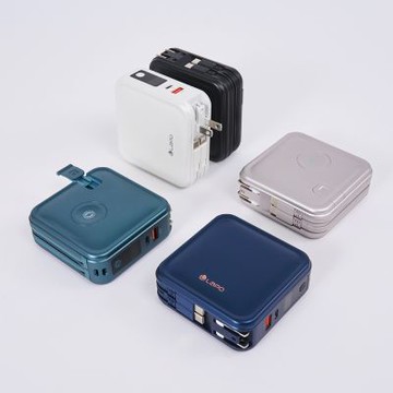 LaPO WT-08S 10050mAh 日本松下電芯全功能無線充電行動電源 (快充自帶線/Apple Watch/小電流模式)