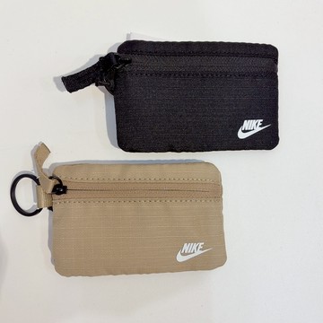 NIKE CLUB 零錢收納包 錢包 零錢包 收納袋 奶茶色N1013421207OS 黑色N1013421091OS