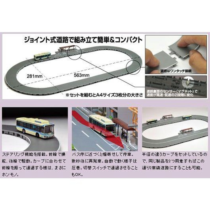 バスコレクション バスコレ走行システム 基本セットA2 大阪市交通局 