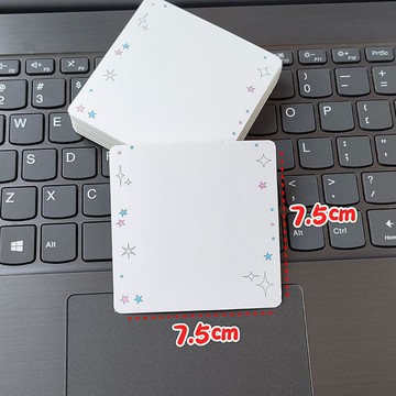 DIY材料✨ 7.5x7.5cm卡背打包底卡韓系包裝出卡保護飾品烘焙禮物包裝卡片 手作材料 DIY輔材