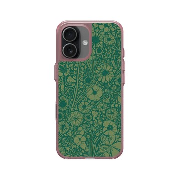 iPhone 17 Clear (相機按鈕) 晶醺玫 - Flower Press Stuido - 獵月