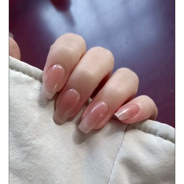 💥加一爆款💥【草莓腮紅】純手工穿戴甲 显白穿戴甲 腮红猫眼穿戴甲 渐变貓眼穿戴甲 高级简约穿戴甲 氣質穿戴甲