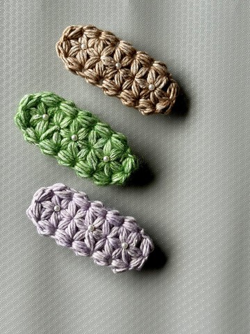 設計單品 手工製作 桂花針髮夾 彈簧夾