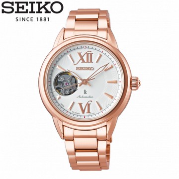 SEIKO精工 LUKIA 開芯時尚 4R38-01W0K(SSA794J1)玫瑰金/33.9mm(SK032)