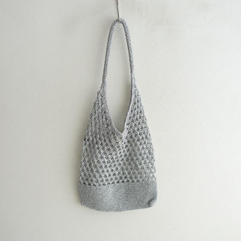 美品】サラマリカ SARA MALLIKA *メタリックマクラメトートバッグ*シルバー肩掛けかばん鞄メッシュ(ba84-2304-91)【32D32】  | LINEブランドカタログ