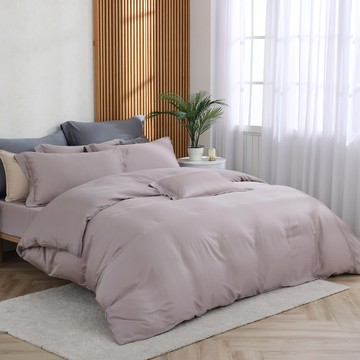 (可訂製)300織天絲™被套床包四件組 / 曠野銅 / 法式簡約  / HOYACASA