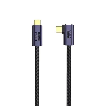 【ibits】MDD Type-C USB4.0 直頭 彎頭 PD100W充電 8K投影線 0.5/1/1.5/2/3m