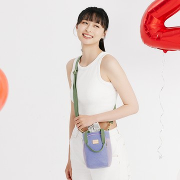 Re:Play 小束口水桶包-長春花藍