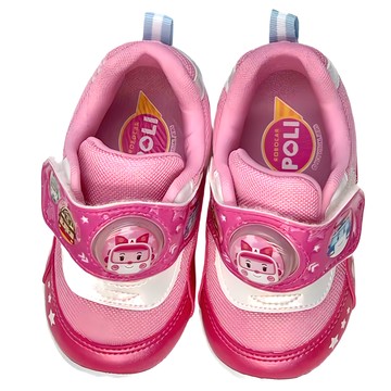 ROBOCAR POLI 波力 電燈鞋  15cm  粉紅色