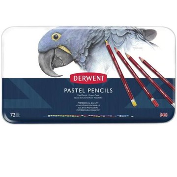【DERWENT 德爾文】粉彩色鉛72色-鐵盒裝 DW32996