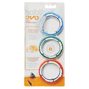 HAGEN 接管鎖定扣環 62700 1入 寵物鼠籠擴充配件 穩固耐用 安全無毒材質 打造鼠鼠樂園  多種顏色