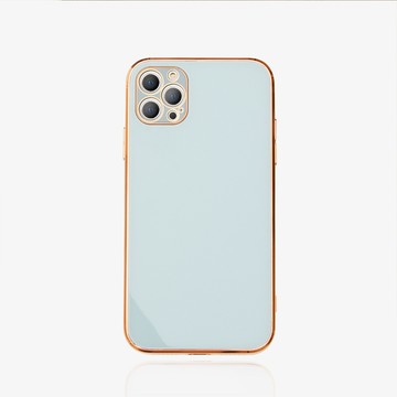 iPhone 12 Pro 殼 璀璨流金 電鍍玻璃手機殼 iPhone 12 Pro / i12 Pro 保護殼 軟邊硬殼 - 文藝藍