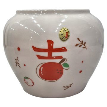 新食器 佛跳牆  白色 + 紅色  1個