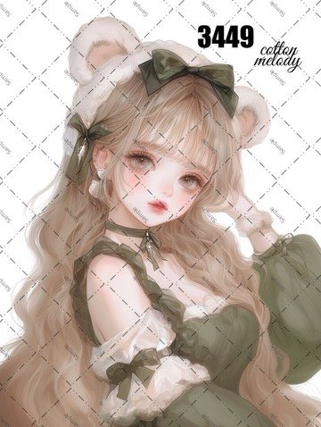original sticker no.3449 人物貼紙 原創貼紙 原創人物貼紙 裝飾貼紙 cotton melody