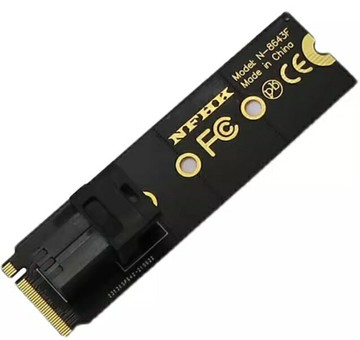 [5大陸直購] NVMe M.2 NGFF介面轉to SFF-8643 U.2 U.3轉接卡adapter N-8643F