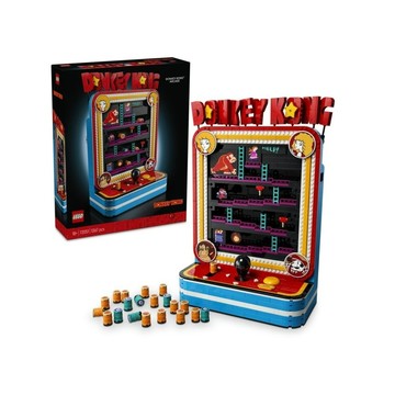 LEGO 超級瑪利歐系列 72051 咚奇剛街機遊戲(任天堂 收藏品 Donkey Kong 禮物 周邊 玩具積木)