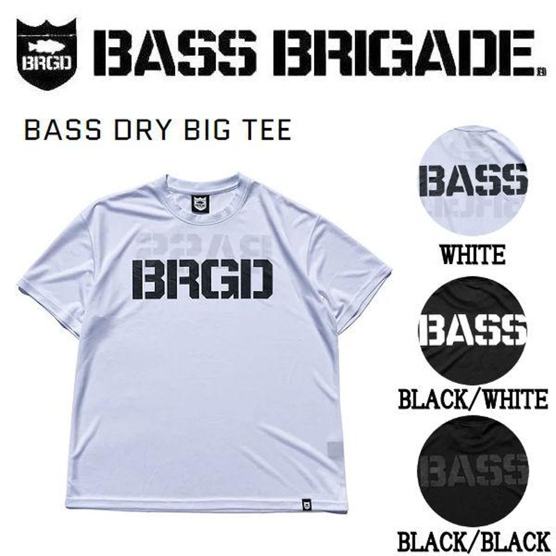 バスブリゲード BASS BRIGADE BASS DRY BIG TEE メンズ Tシャツ 半袖 ドライ UV 速乾 アウトドア フィッシング  M/L/XL | LINEブランドカタログ