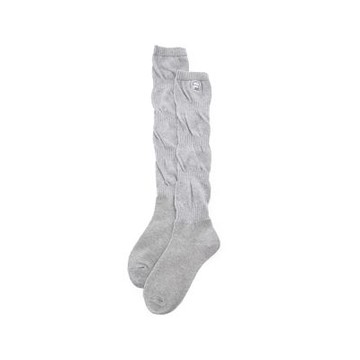 FILA官方直營 泡泡長筒襪-麻灰 SCZ-5304-MY