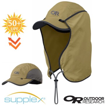 【美國 Outdoor Research】OR SUN RUNNER CAP 抗UV防曬三用可拆透氣護頸棒球帽(UPF50+.附帽繩)_243433-1948 小麥色