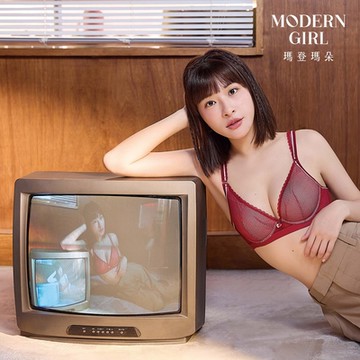 瑪登瑪朵 啵提 集中穩定軟棉圈內衣 A-D75罩杯(法式紅)