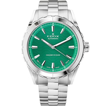 EDOX Grand Ocean 300米潛水機械錶-40mm E80140 3M TIN