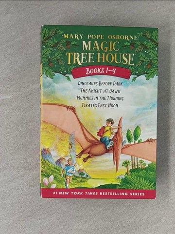 【書寶二手書T1／原文小說_YAM】Magic Tree House, Books 1-4: Dinosaurs Before Dark/The Knight at Dawn/Mummies in the Morning/Pirates Past Noon_Osborne, Mary Pope