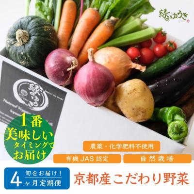 ふるさと納税 京都市 野菜の売上の1%が社会の応援に　京都産こだわりの野菜のセット