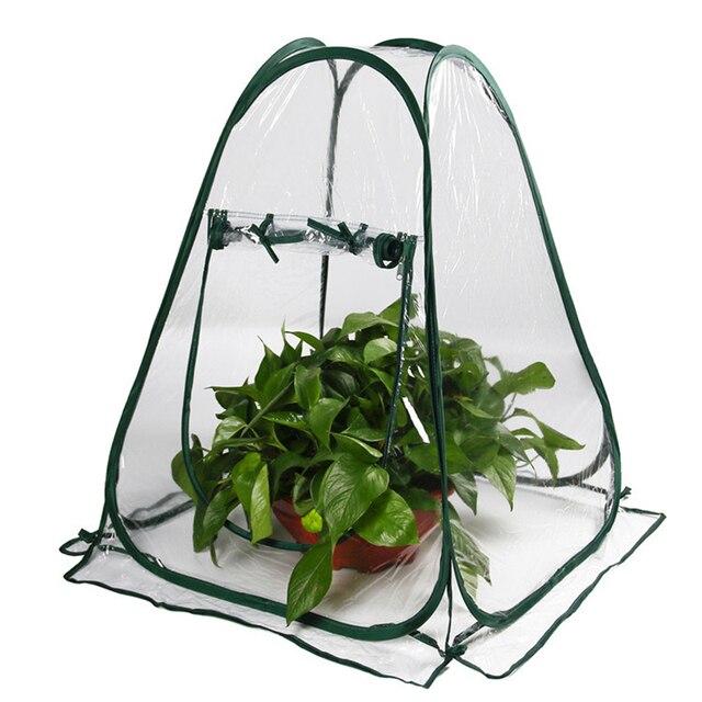 屋外の屋内植物のためのポップアップ小さな温室、ポータブルミニ温室テントガーデニング裏庭花の温室カバー