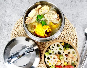 保溫盒          保溫飯盒不銹鋼飯盒便當盒學生2層成人兒童日式分格雙層  瑪麗蘇