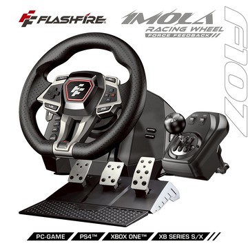 Flashfire Imola PS5莫拉車神力回饋方向盤 PC Steam 地平線5 PS4  台灣品牌 玉山獎