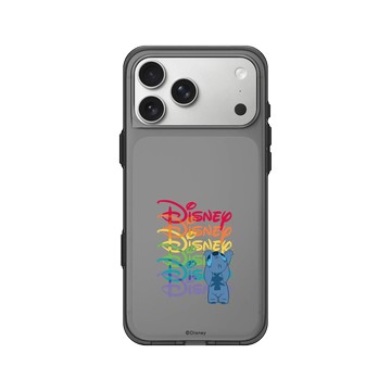 iPhone 17 Pro Max Clear (相機按鈕) 酷墨灰 - 迪士尼-史迪奇 Disney Stitch - 史迪奇 Stitch - Pride Celebration
